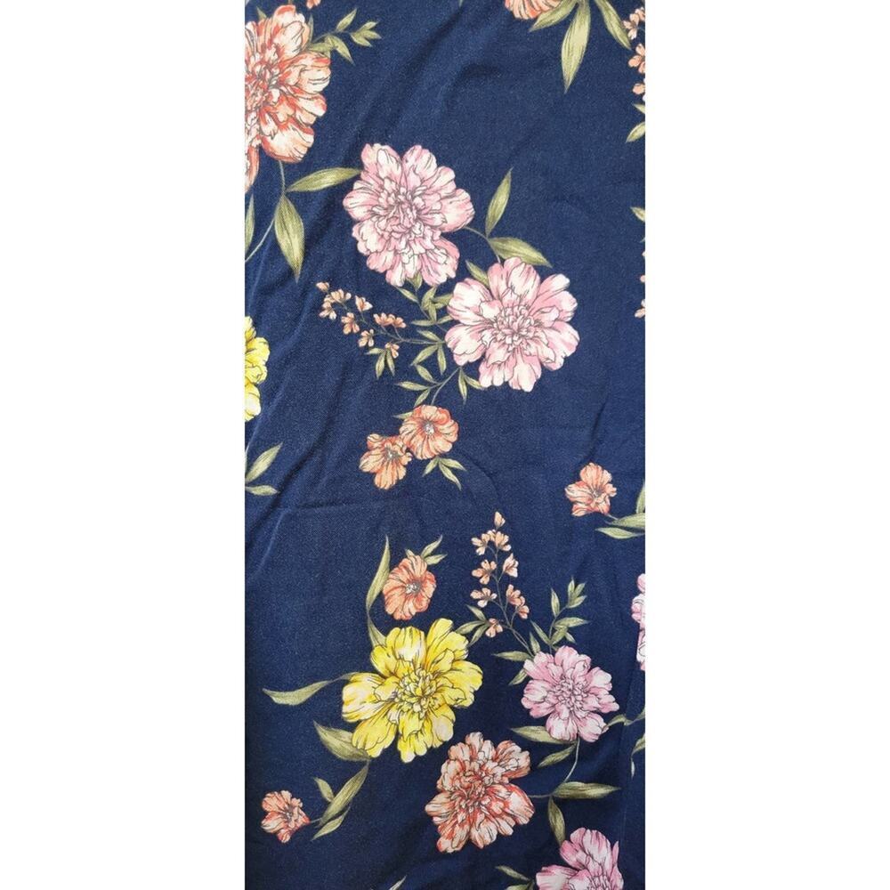 Torrid Blue Floral Bomber Jacket Rayon Women's 4x NWOT - Picture 13 of 13